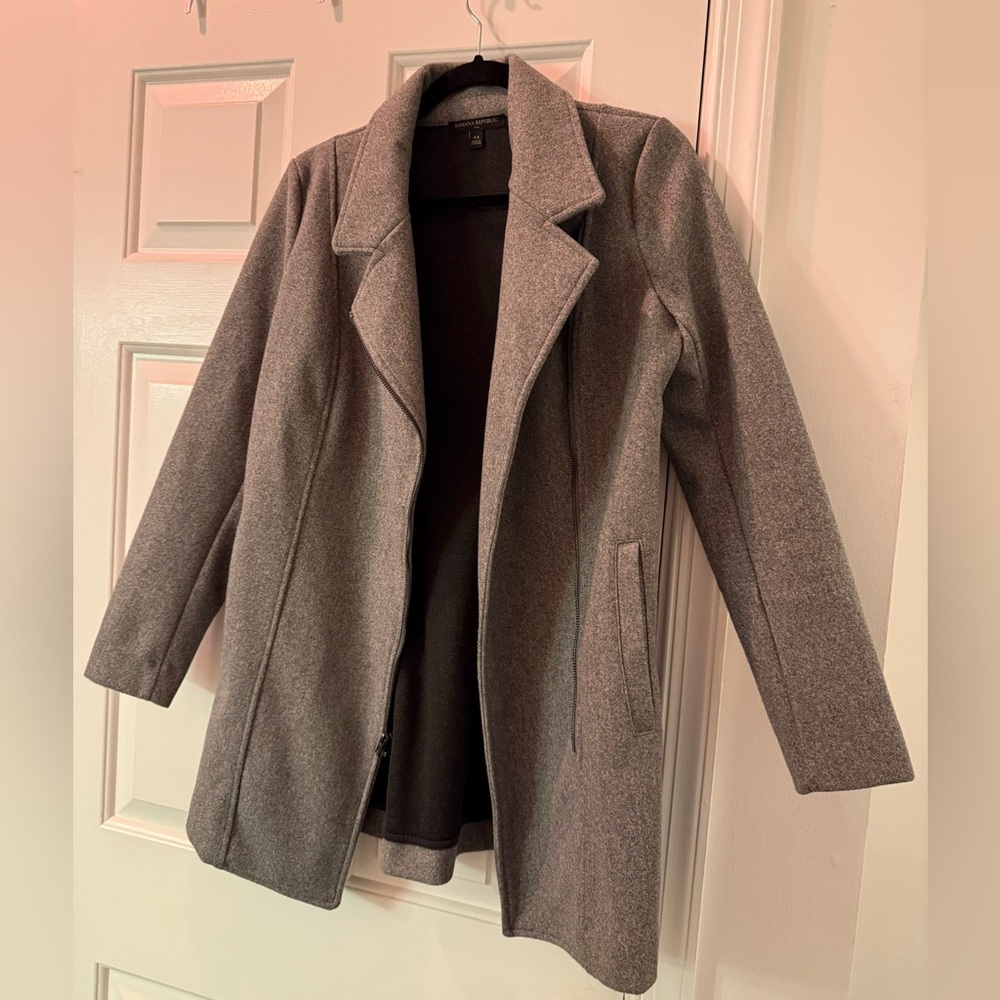 Banana Republic Women's Gray Trench Coat